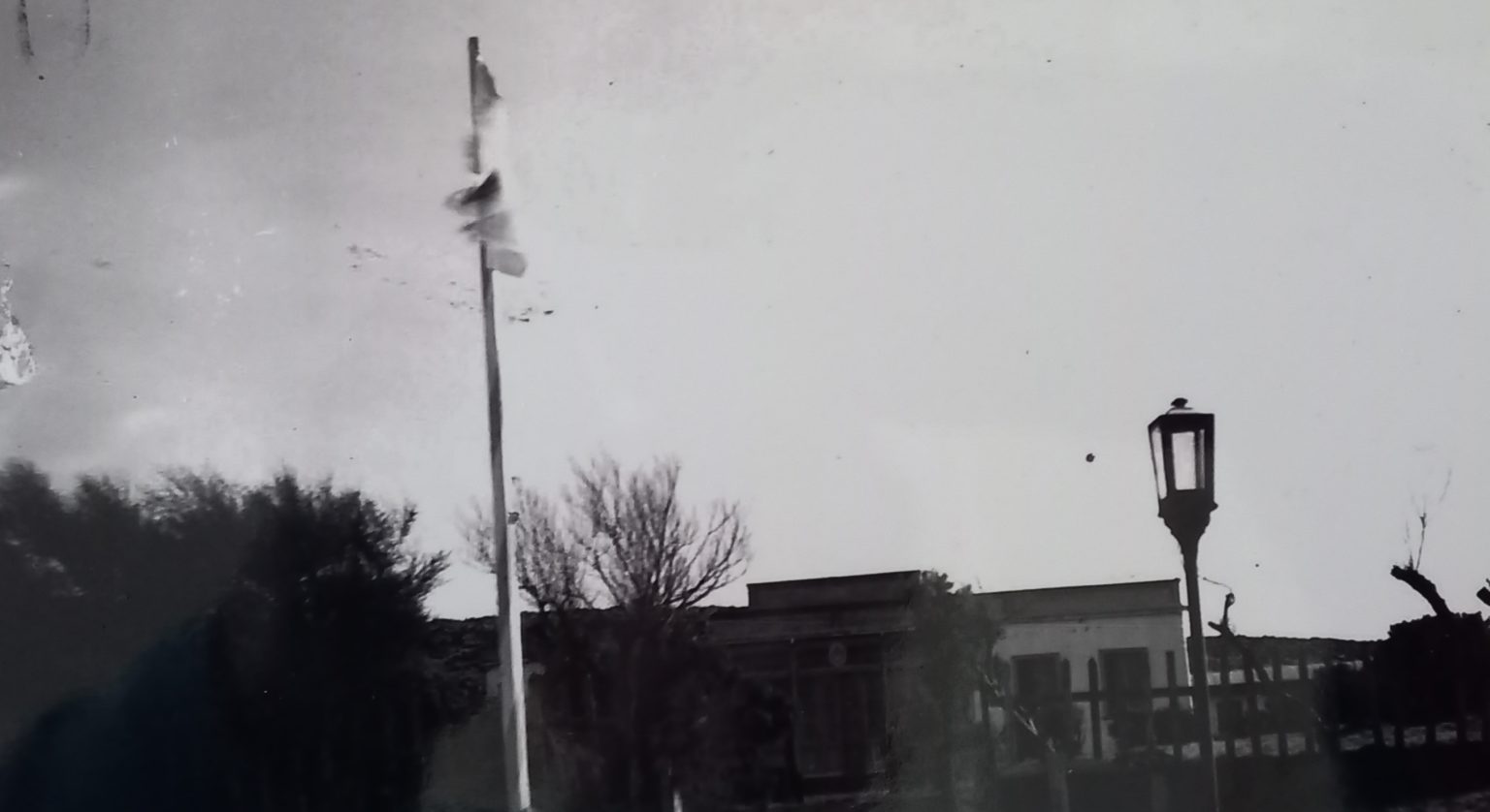 1943. Antigua comisaria en la entrada al pueblo de Puerto Pirámides.Cedidas por Sr. Bonachea