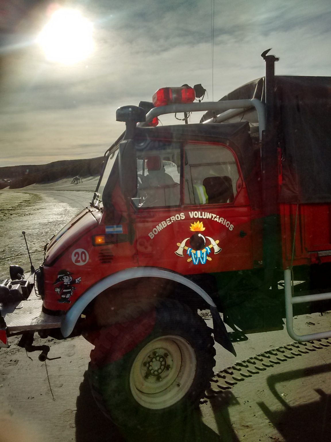 Camion de Bomberos. Foto Leticia Curti
