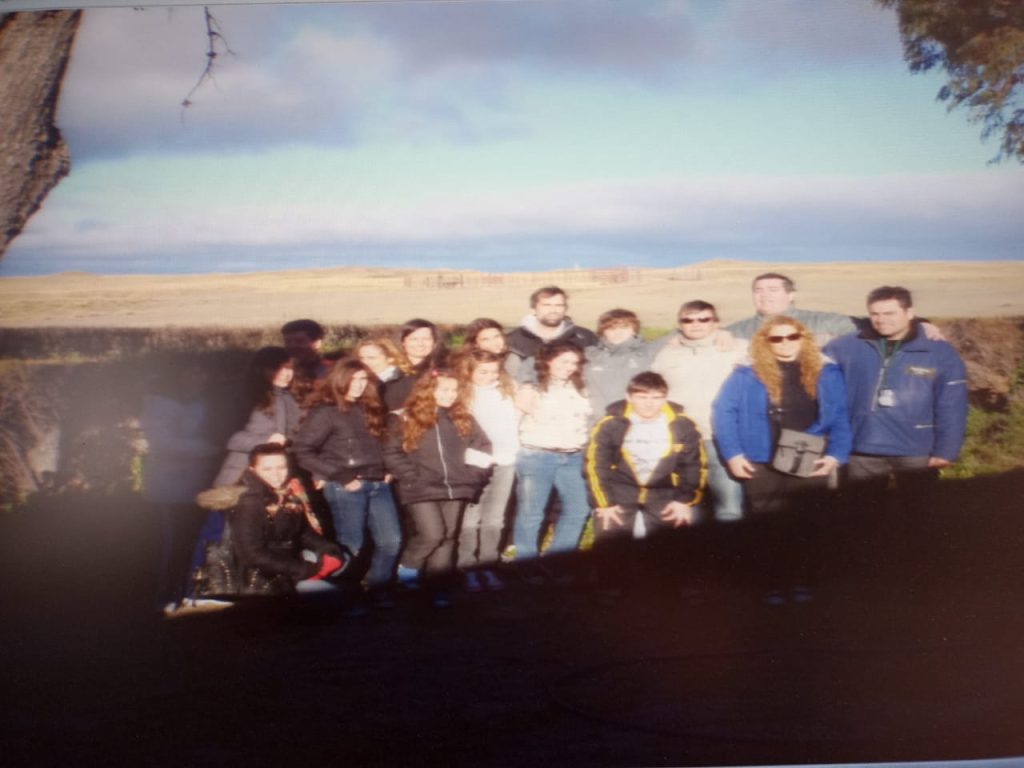 Flia de Gumersindo Paz. Visitando en Peninsula las 3 leguas que tenia su ancestro