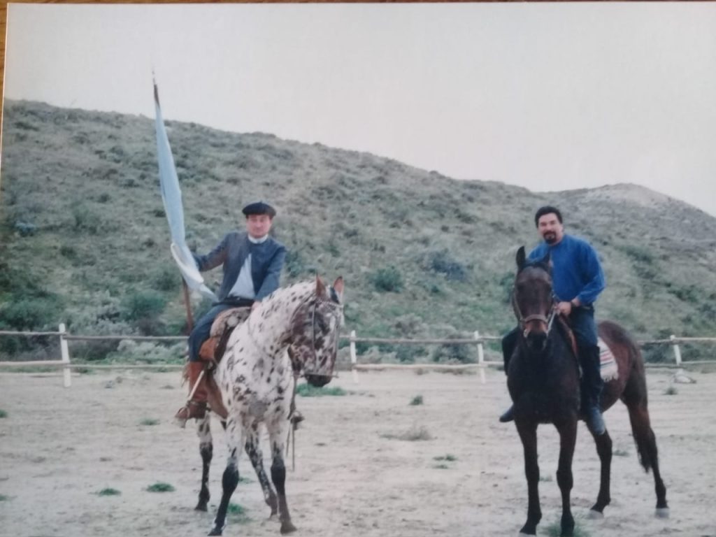 Jineteada en los 90.Foto cedida por Sabina Sanz.j(1)