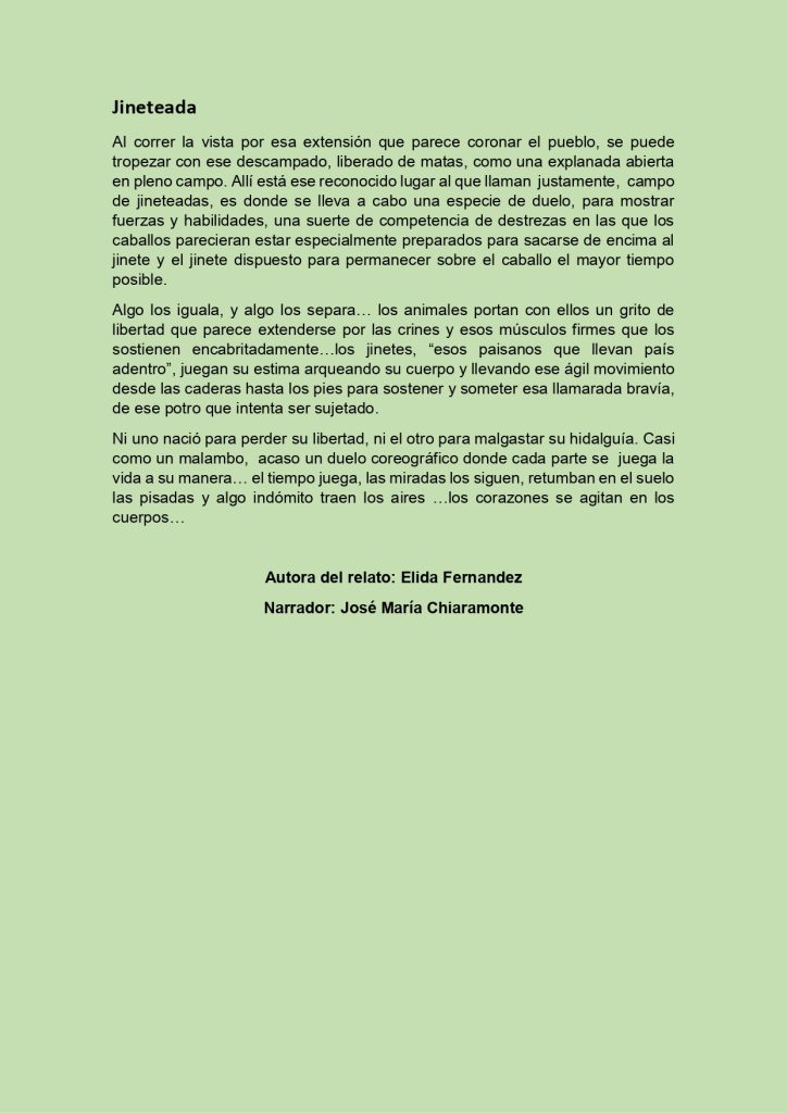 Jineteada_texto del relato