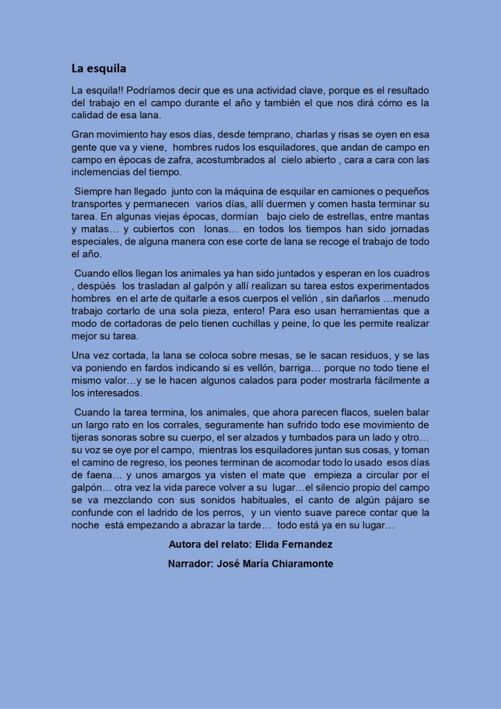 La esquila_texto del relato