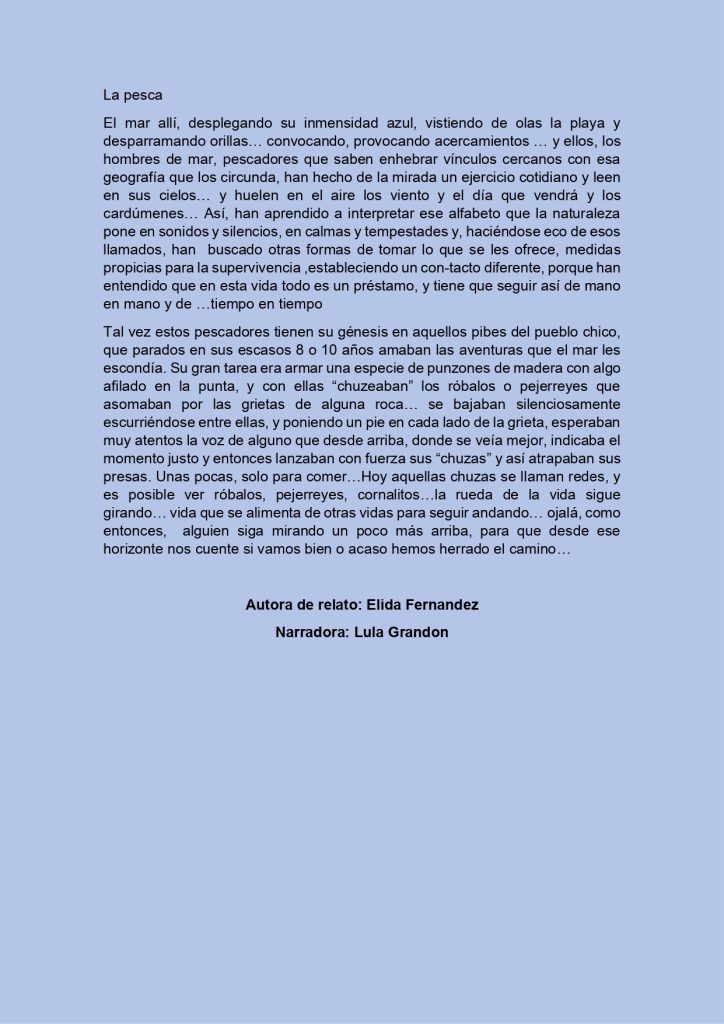 La pesca_texto de relato